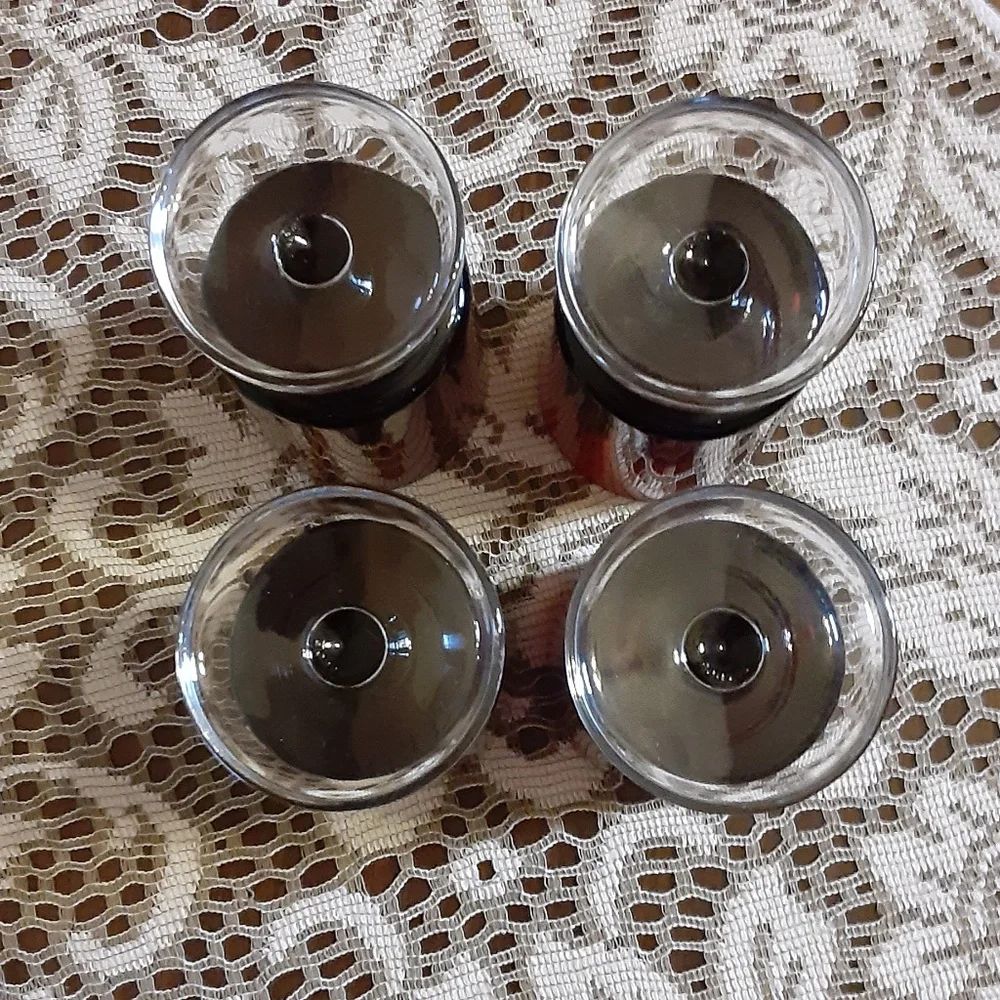 Arcoroc Ruby Red Goblets Set of 4
